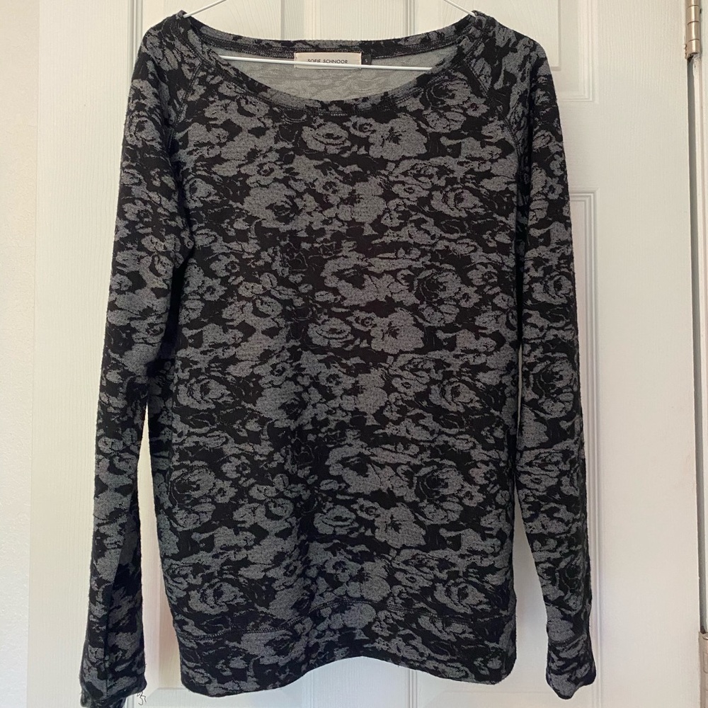 Dressed up sweatshirt.